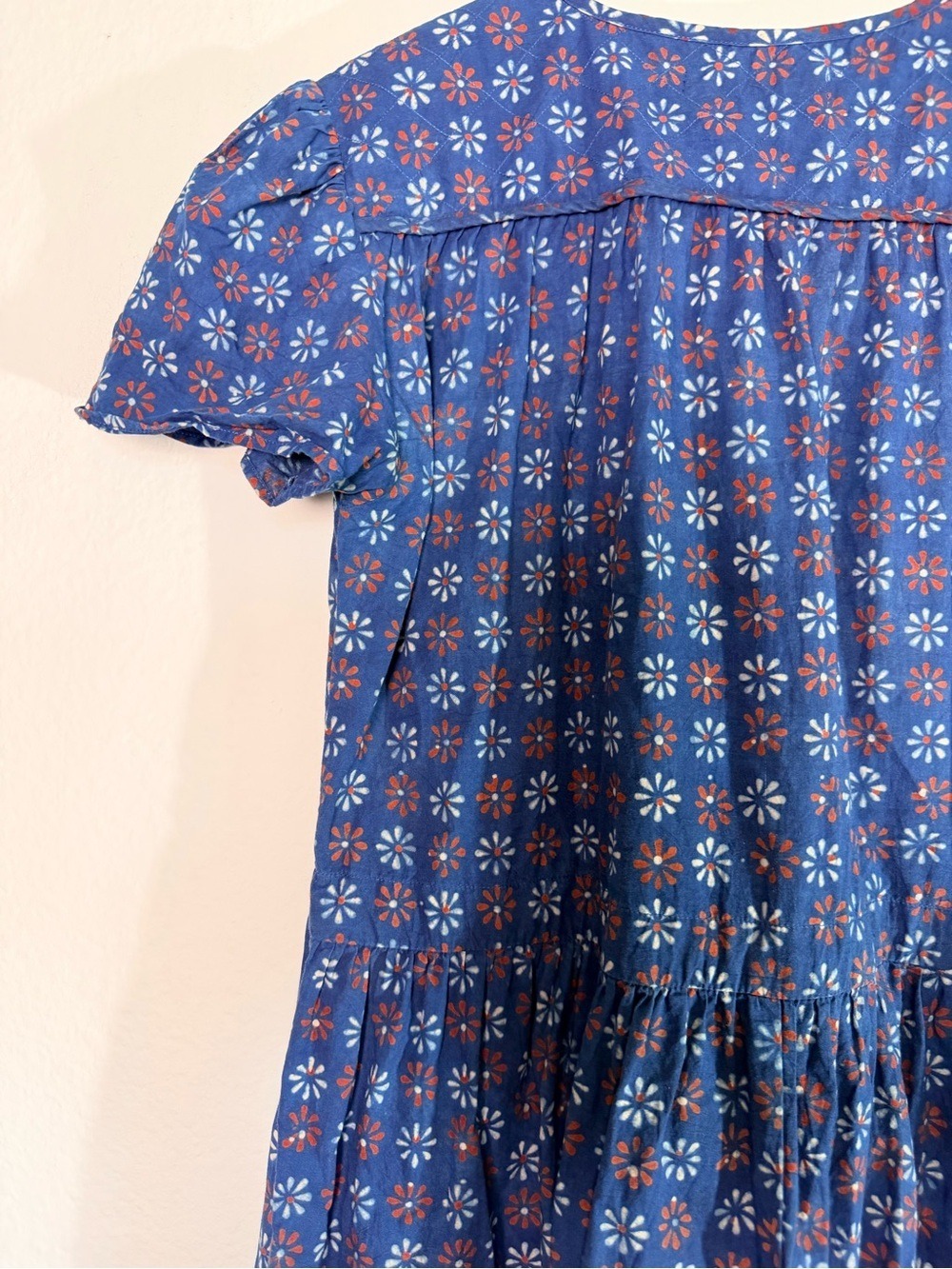 Christy Dawn Dawn Dress S Indigo Daisy Organic Cotton Prairie Midi Dress - Picture 9 of 11